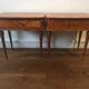 Pair of rosewood and brass bedsides circa 1950
