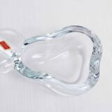 Empty crystal pear pocket ashtray