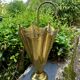 1960s vintage brass umbrella stand