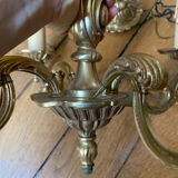 Gilded bronze chandelier