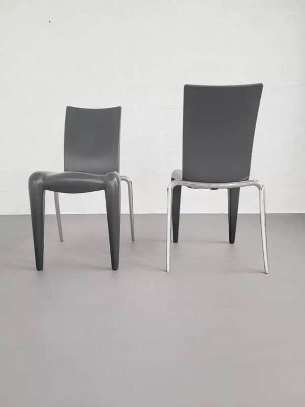 Suite de 6 chaises Louis 20 design années 90 par Philippe Starck pour Vitra