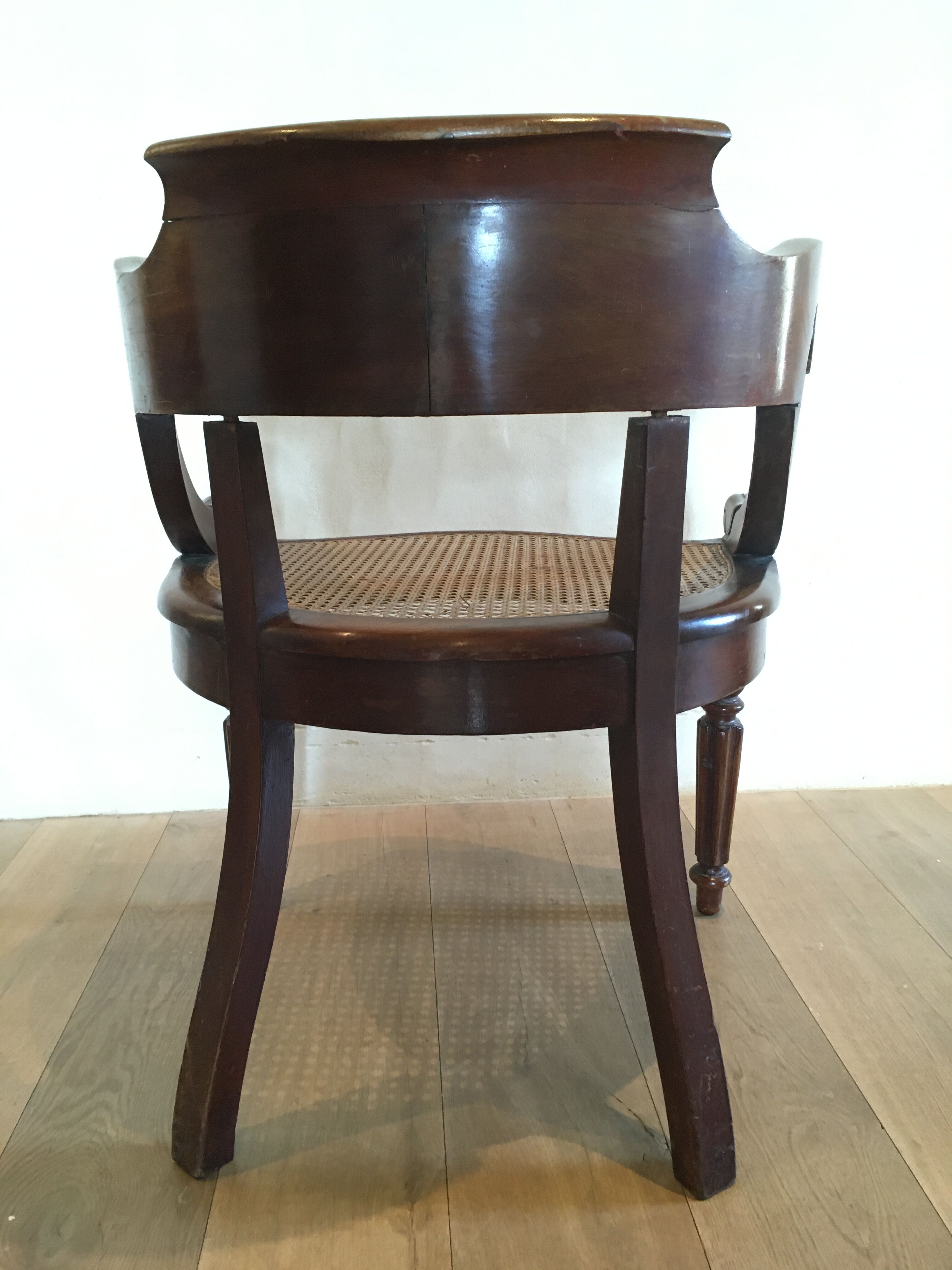 Louis Philippe office chair. Nineteenth century.