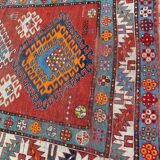 Tapis ancien caucasien Kazak 140x300 cm