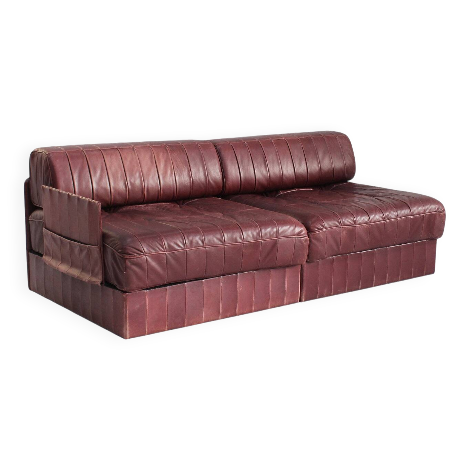 De Sede DS 88 modular sofa leather patchwork Switzerland 1970s