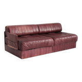 De Sede DS 88 modular sofa leather patchwork Switzerland 1970s
