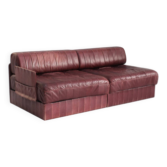 De Sede DS 88 modular sofa leather patchwork Switzerland 1970s
