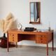 Bureau danois en teck vintage – Domino Møbler (années 60)