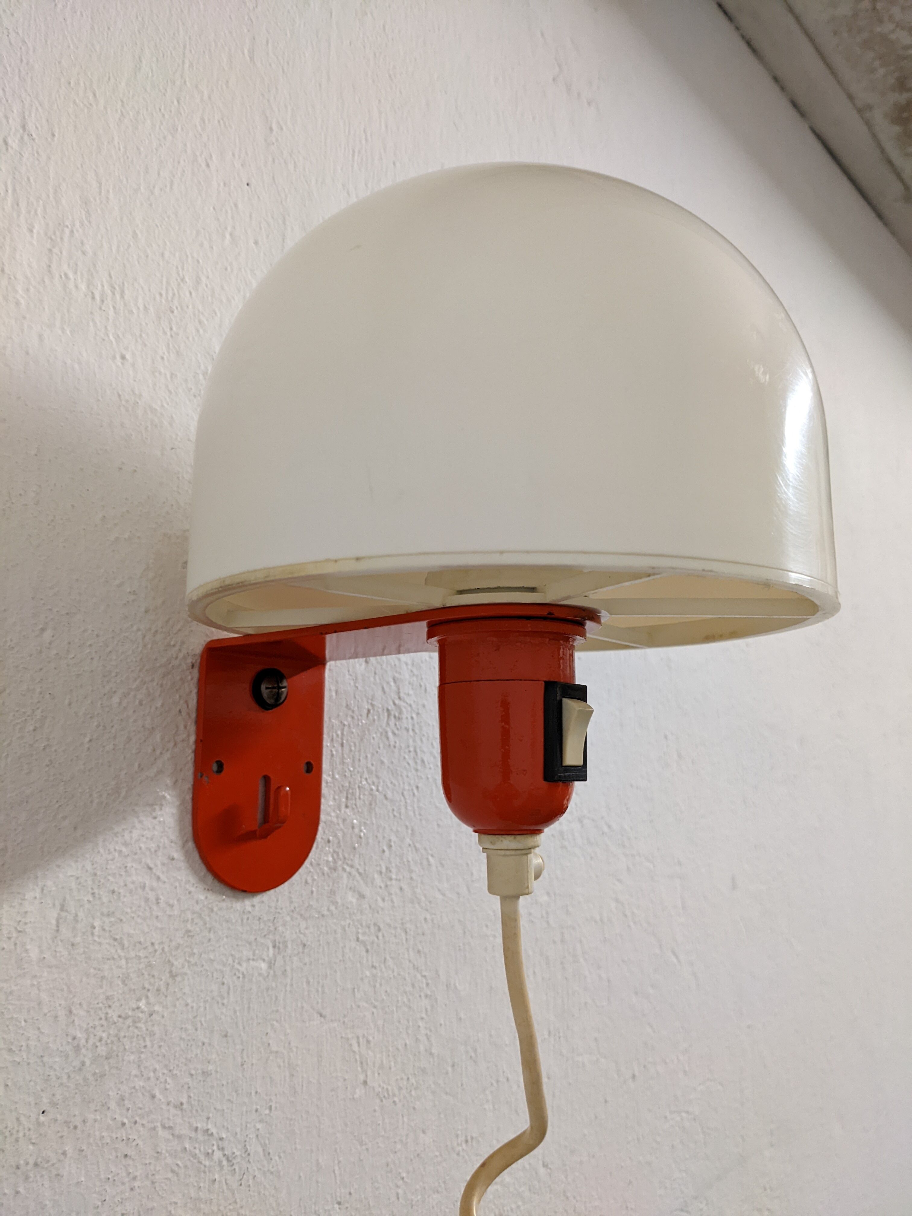 Space Age wall lamp from the 60s/70s
