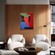Contemporary minimalist geometric abstract