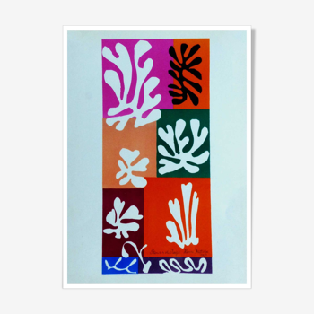 Lithograph Henri Matisse Snow flowers 1958