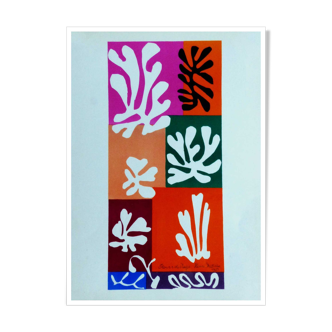 Lithograph Henri Matisse Snow flowers 1958