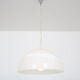 1970s glass hanging lamp by Leucos, Italy