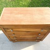 1930s Art Deco chest of drawers with 4 drawers