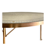 Berthold Müller Mosaic and Brass Table