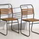 2 chaises de jardin anciennes, c.1920
