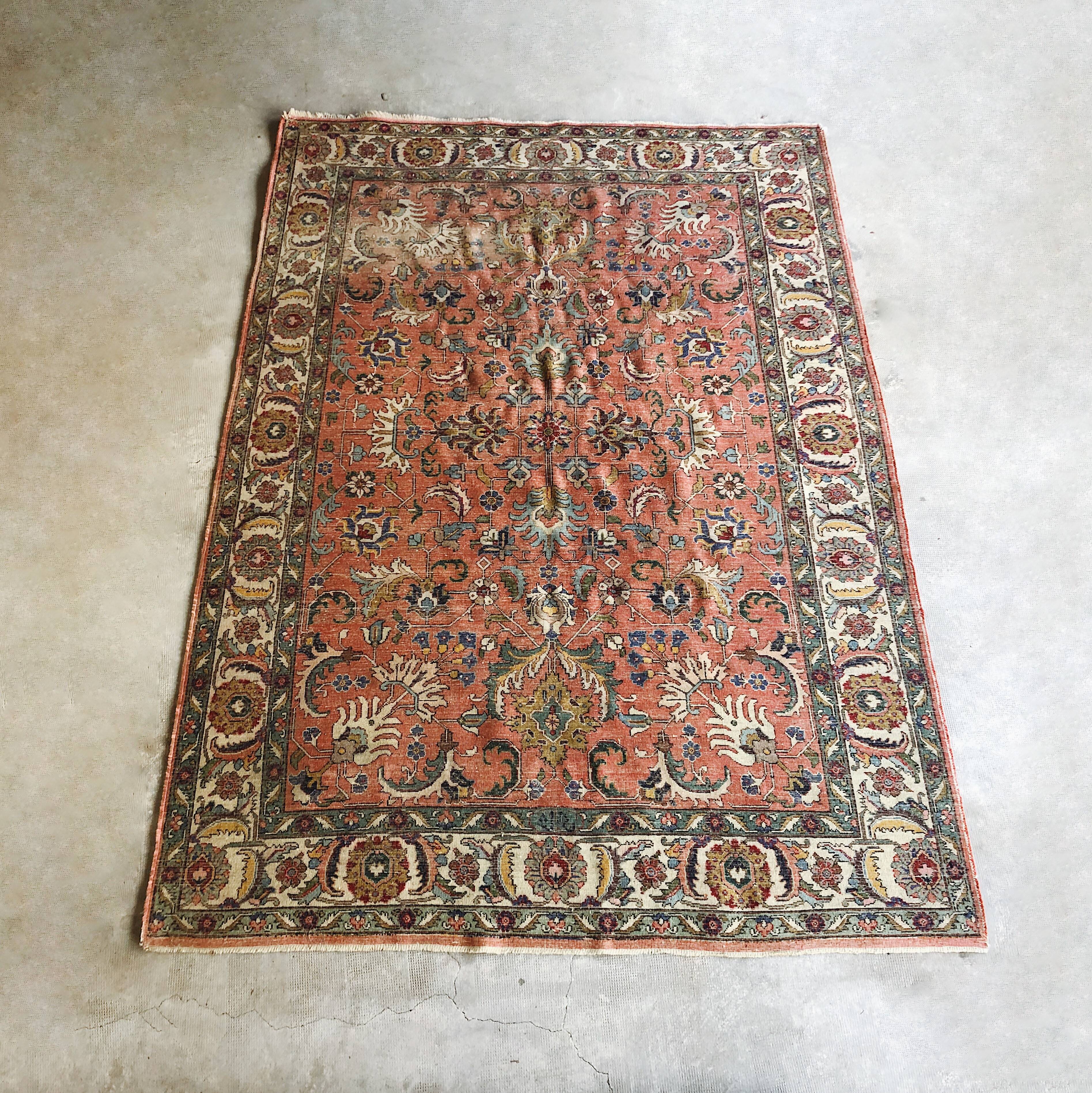 Old carpet 210 x 300 cm