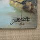 Oil painting on isorel signs J Lauga channel view