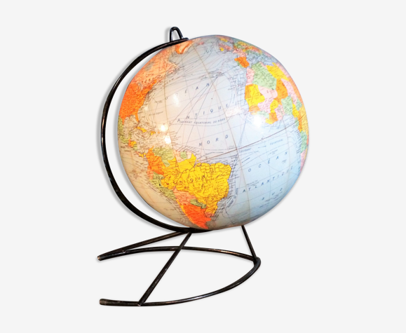 Globe terrestre Girard Barrère 1950