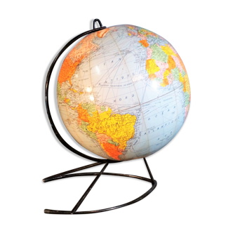 Globe terrestre Girard Barrère 1950