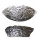 Organic silvered ceramic wall light, France, 1970-1980