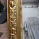 Antique gilded mirror in Louis Philippe style
