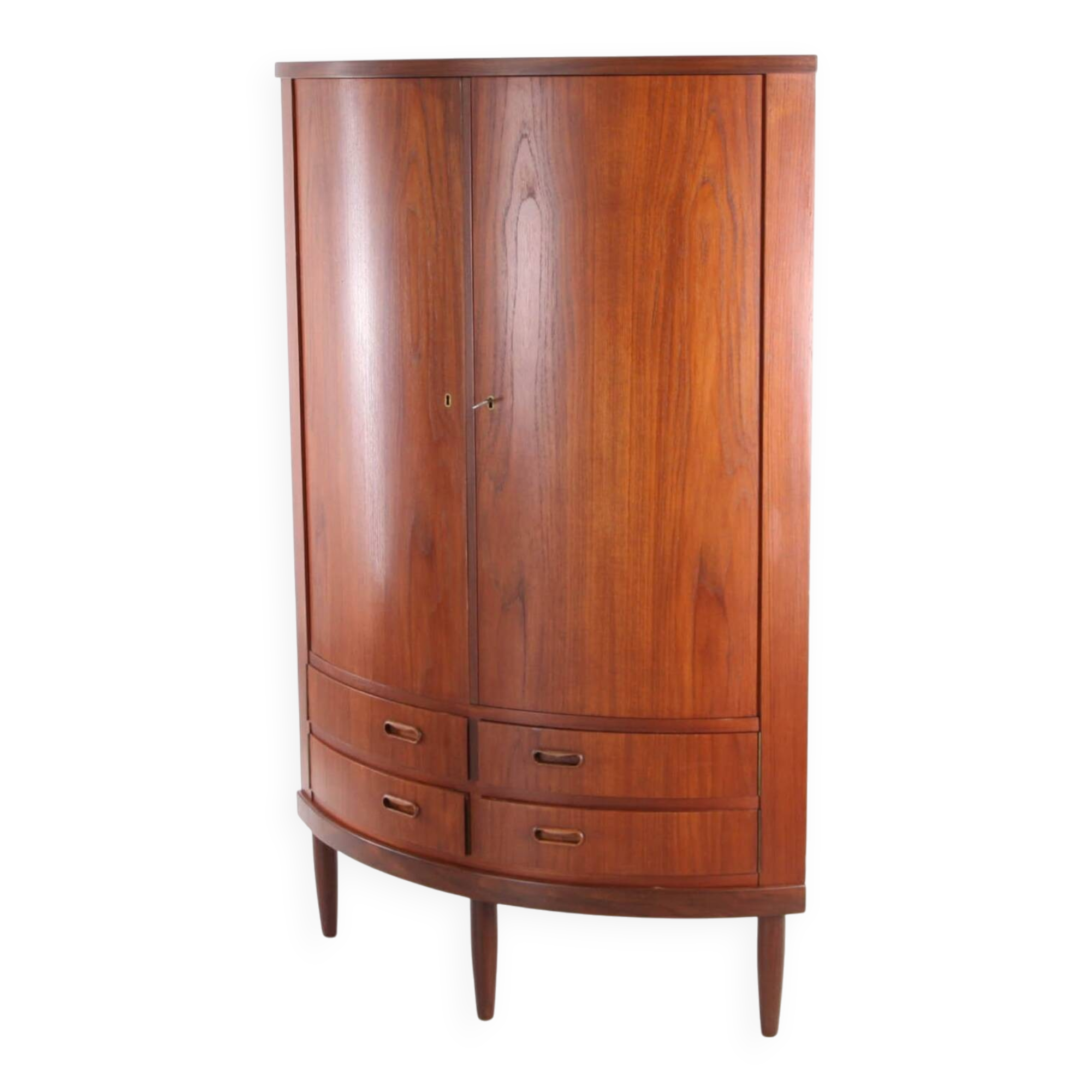 Scandinavian corner cabinet