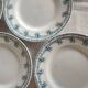 Ensemble de 6 assiettes plates terre de fer St Amand 4006