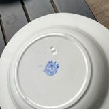 5 art deco hollow plates Boch la Louvière