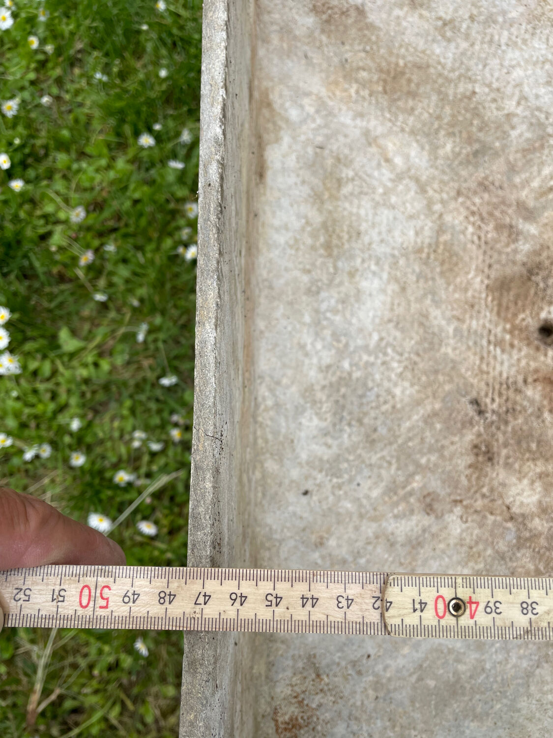 Set of 3 planters in fiber cement Willy Guhl