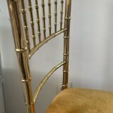 1960s-70s brass Chiavari chair
