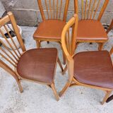 Chaises baumann assises similicuir