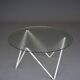Table basse ronde minimaliste hollandaise. Années 1950