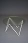 Table basse ronde minimaliste hollandaise. Années 1950