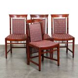 Set of four luxurious Schuitema dining chairs from the Decoforma series