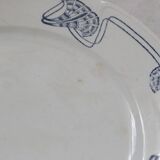 Set of 6 flat plates, Onnaing, Algéciras model