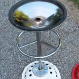 Pair of Etienne Fermigier designer stools, Mirima mower model, publisher