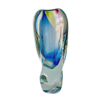 Vase biologique de Hana Machovska pour Mstisov Moser, 1960