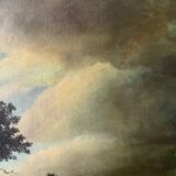 Landscape, oil on canvas, signed A. Santenas