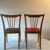 4 vintage chairs 60s