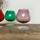 3 verres à dégustation couleurs vintage