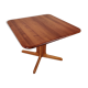 Dining table with teak extensions by Niels Möller, Dänemark 60s/70s