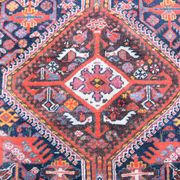 Antique Oriental Rug Iran Shiraz Tribes Khamseh: 3.00 X 1.85 Meters