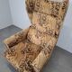 Mid-Century Czechoslovak Plush Wingback Recliner Chair, 1970s