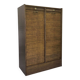 Vintage double-door filing cabinet