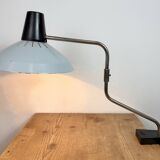 Grey Industrial Factory Office Desk Lamp from Elektrosvit, 1970s