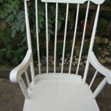 Rocking wood chair 50s