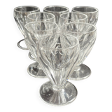 8 Saint Louis Béarn liqueur glasses