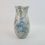 Heavy mixed earthenware vase signed under the base FC