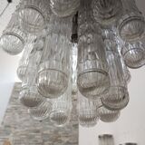 Set of Murano glass light fixtures by Venini 1970s