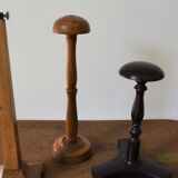 Lot of 3 wooden hat doors